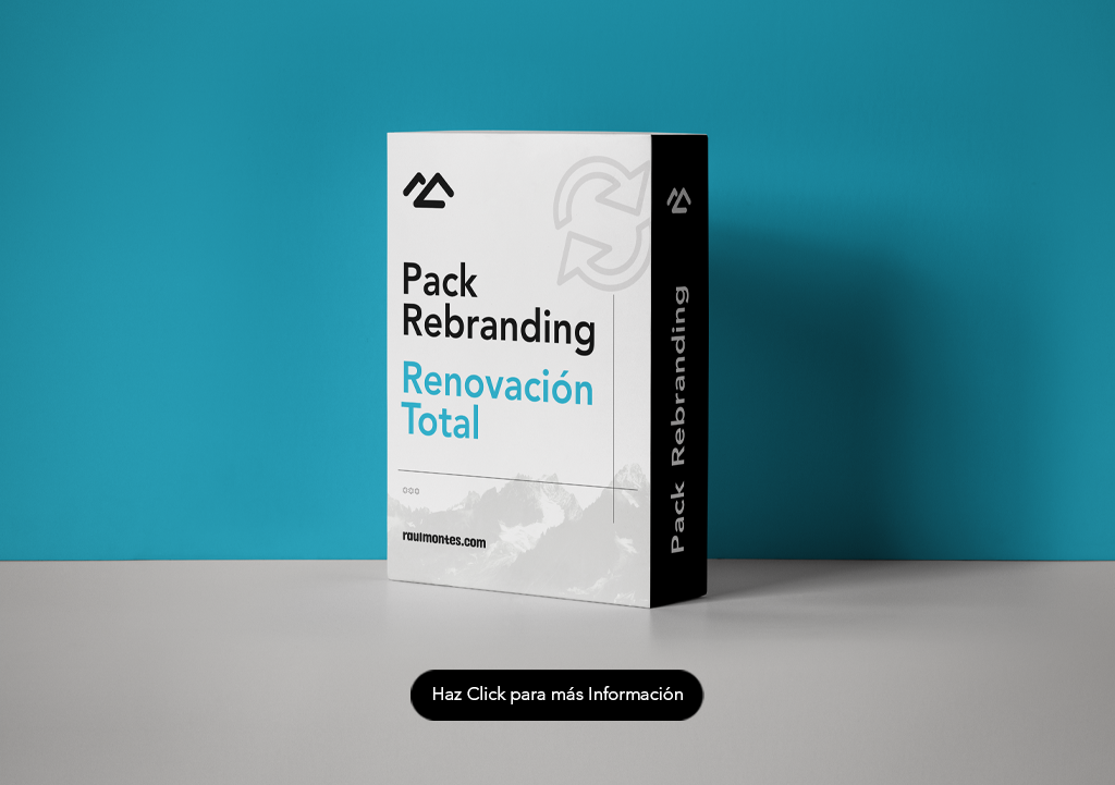 servicios diseño grafico. freelance paquete rebranding de marca para renovar tu imagen de marca al completo