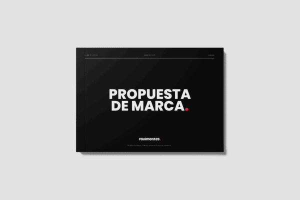 PLANTILLA PROFESIONAL DE PROPUESTA DE LOGOTIPO